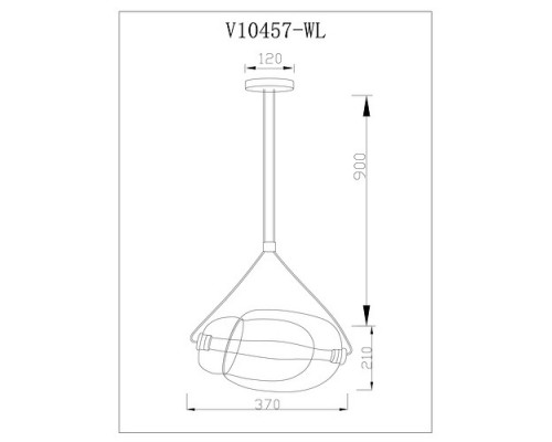 Подвесной светильник Moderli Ancona V10457-1PL