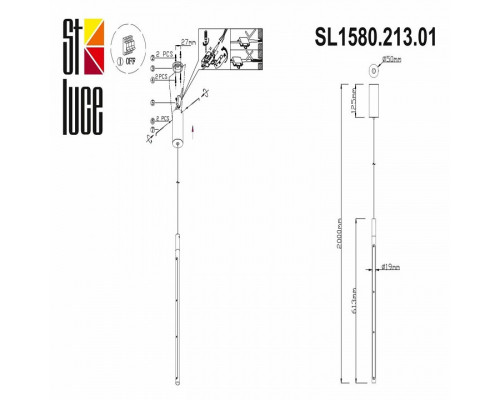 Подвесной светильник ST-Luce Ralio SL1580.213.01