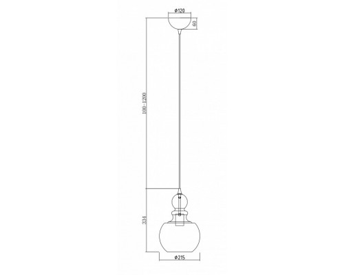 Подвесной светильник Maytoni Tone P003PL-01BZ