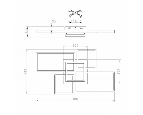 Потолочная люстра Escada Arcade 10225/5LED