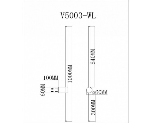 Бра Moderli Ricco V5003-WL