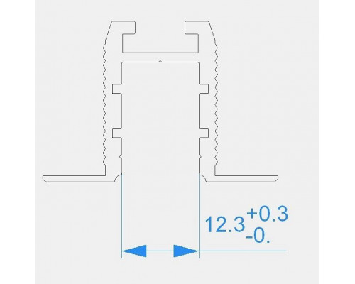 Профиль накладной Deko-Light ET-03-10 975475