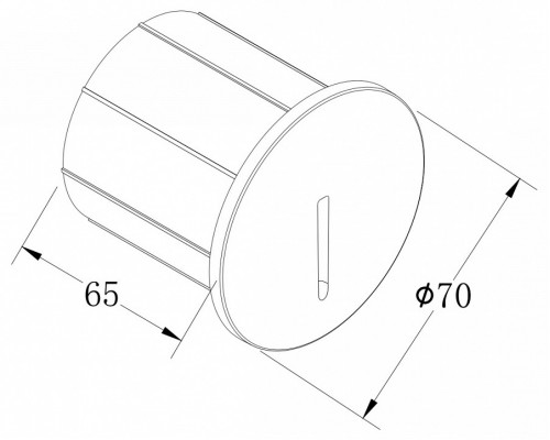 Встраиваемый светильник Maytoni Lock O014SL-L3W3K