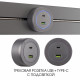 Розетка USB и type C на треке Arte Milano Am-track-sockets-39 399731TS/USB-Type-C Grey