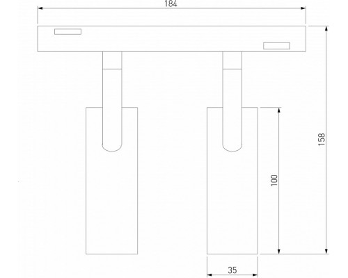 Светильник на штанге Elektrostandard Slim Magnetic a063527