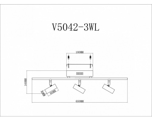 Спот Moderli Right V5042-3WL