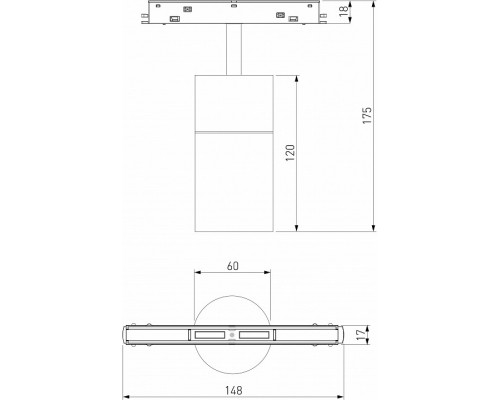 Светильник на штанге Elektrostandard Slim Magnetic a063538