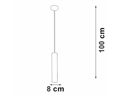 Подвесной светильник Vitaluce V46400 V46400-8/1S