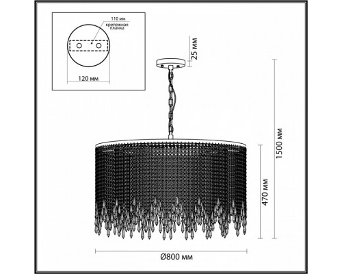 Бра Odeon Light Chokka 5028/12