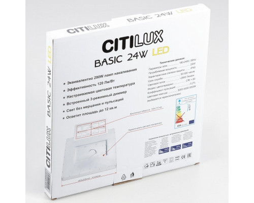 Накладной светильник Citilux Бейсик CL738K240V