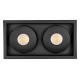 Встраиваемый светильник Arlight CL-SIMPLE-S148x80-2x9W Warm3000 (BK, 45 deg) 028151