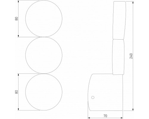 Накладной светильник Elektrostandard Brioni a064595