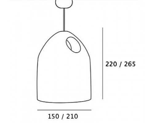 Подвесной светильник Imperiumloft Large Oak 40,156