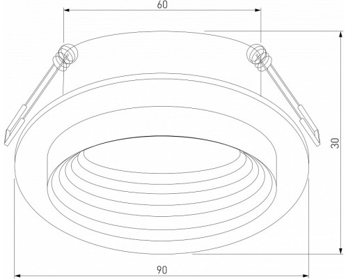 Встраиваемый светильник Elektrostandard Senso a064250