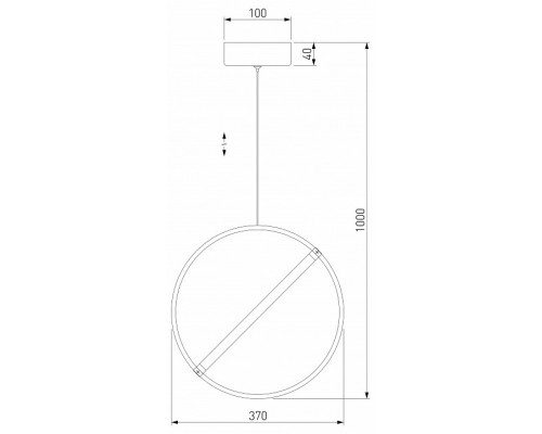 Подвесной светильник Eurosvet Element 90281/1 хром