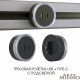 Розетка USB и type C на треке Arte Milano Am-track-sockets 380066TS LED/USB-Type-C Grey