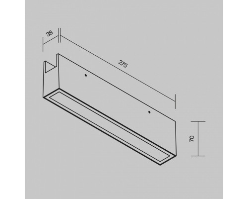 Накладной светильник Maytoni Points O-TR01-3-S-20WB3K