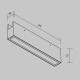 Накладной светильник Maytoni Points O-TR01-3-S-20WB3K