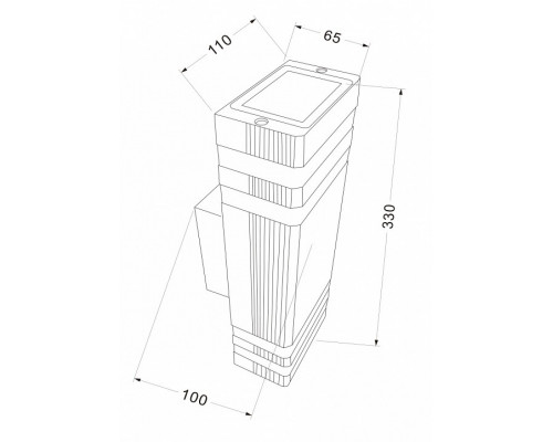 Накладной светильник Maytoni Unter den Linden O578WL-02B