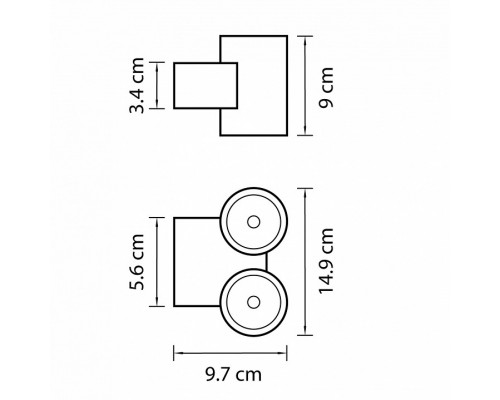 Накладной светильник Lightstar Paro LED 352692