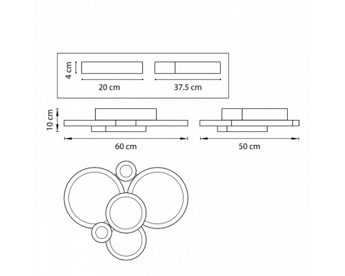 Потолочная люстра Lightstar Breve 749081