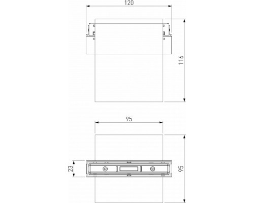 Накладной светильник Elektrostandard Slim Magnetic a063497