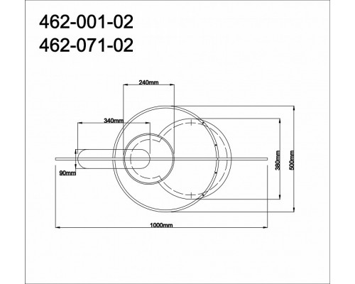 Накладной светильник Velante 462 462-071-02