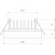 Встраиваемый светильник Elektrostandard Aster a063989