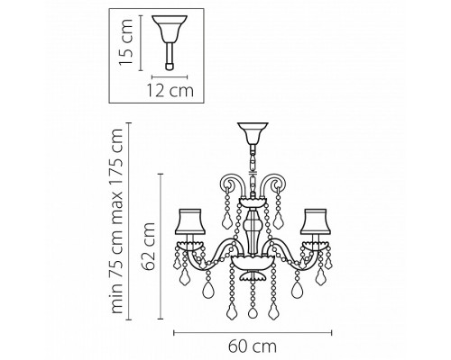 Подвесная люстра Osgona Nativo 715067