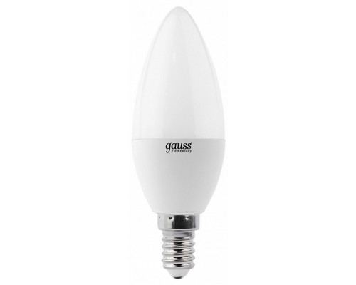 Лампа светодиодная Gauss Led Elementary Candle E14 10Вт 3000K 33110