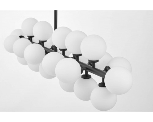 Люстра на штанге LUMINA DECO Marsiada LDP 6033-24 BK