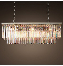 Подвесная люстра Imperiumloft RH 1920S ODEON CLEAR GLASS FRINGE 40,1536