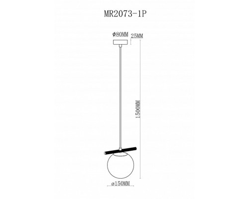 Подвесной светильник MyFar Francis MR2073-1P