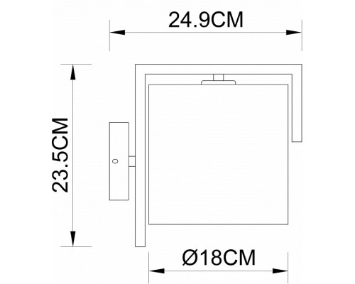 Бра Arte Lamp Aperol A5031AP-1SS