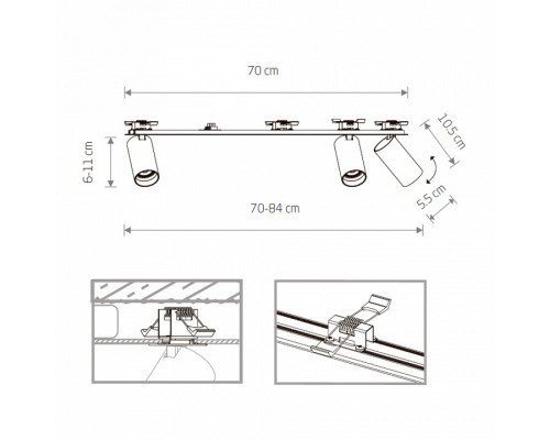 Спот Nowodvorski Mono Surface 7691