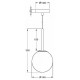 Подвесной светильник Maytoni Basic form MOD321PL-01B