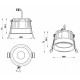 Встраиваемый светильник iLedex Mars 112-12W-D80-3000K-24DG-BK