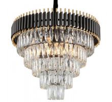 Подвесная люстра Imperiumloft Empire Black Chandelier Crystal 40.2862