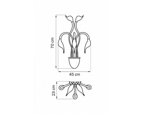 Бра Lightstar Cigno Collo 751657