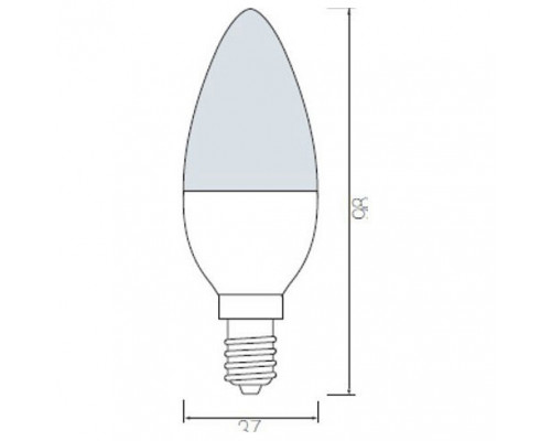 Лампа светодиодная Horoz Electric HL4360L  4Вт 4200K HRZ00000021