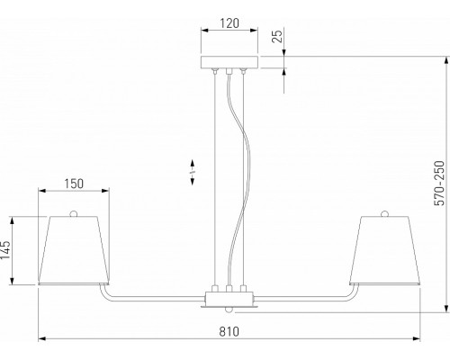 Подвесная люстра Eurosvet Amaretto 60155/8 хром