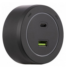 Розетка USB и type C на треке Arte Milano Am-track-sockets-39 399731TS/USB-Type-C Black