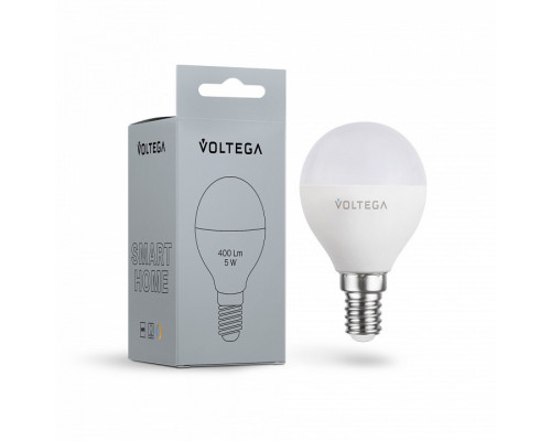 Лампа светодиодная с управлением через Wi-Fi Voltega Wi-Fi bulbs E14 5Вт 2700-6500K 2428