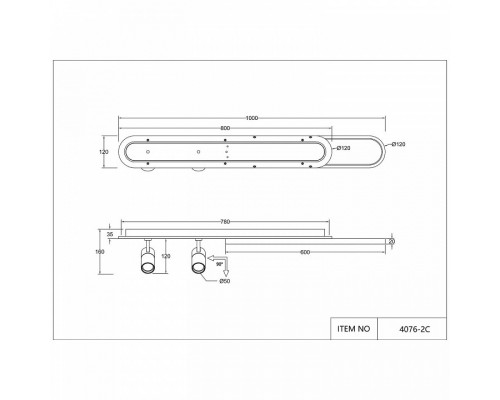 Спот Favourite Planar 4076-2C