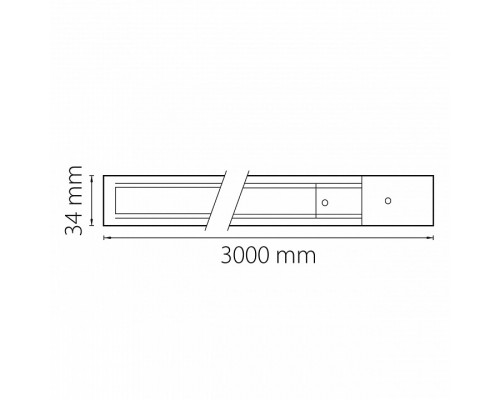 Трек накладной Lightstar Barra 502038