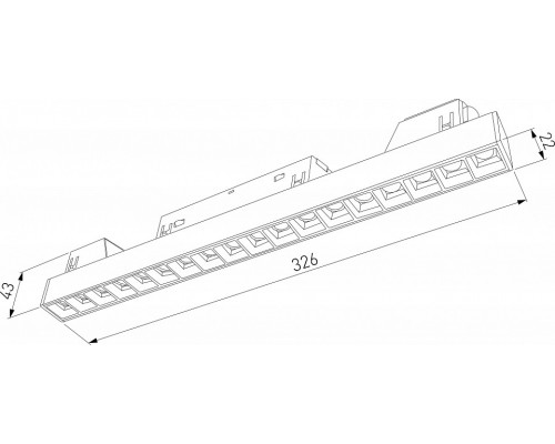 Встраиваемый светильник Elektrostandard Slim Magnetic a066585