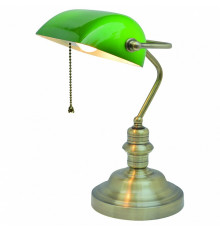 Настольная лампа офисная Arte Lamp Banker A2492LT-1AB