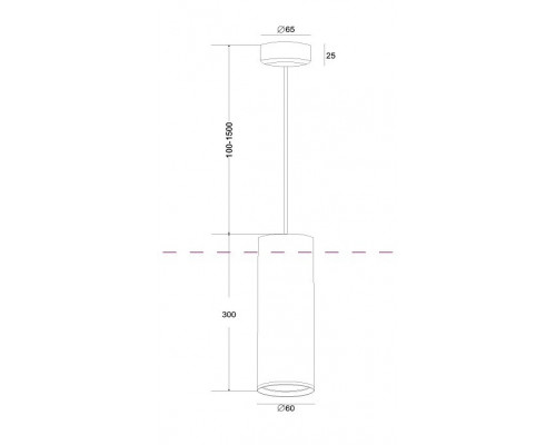 Подвесной светильник Maytoni Focus Design P038PL-01G