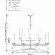 Подвесная люстра Lightstar Flume 723125
