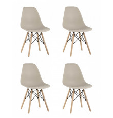 Набор из 4 стульев Eames